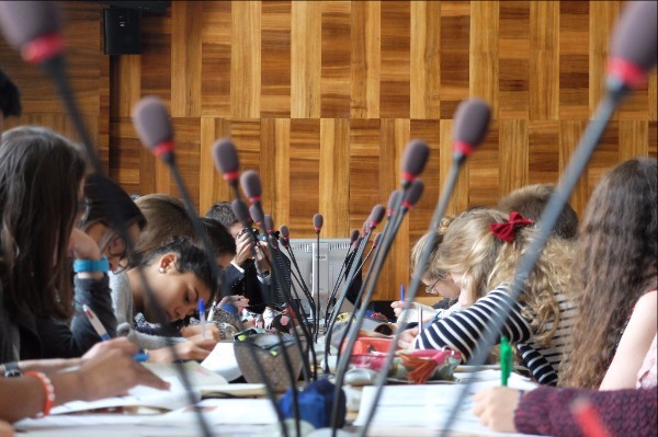 UN press conferences organized for schoolchildren